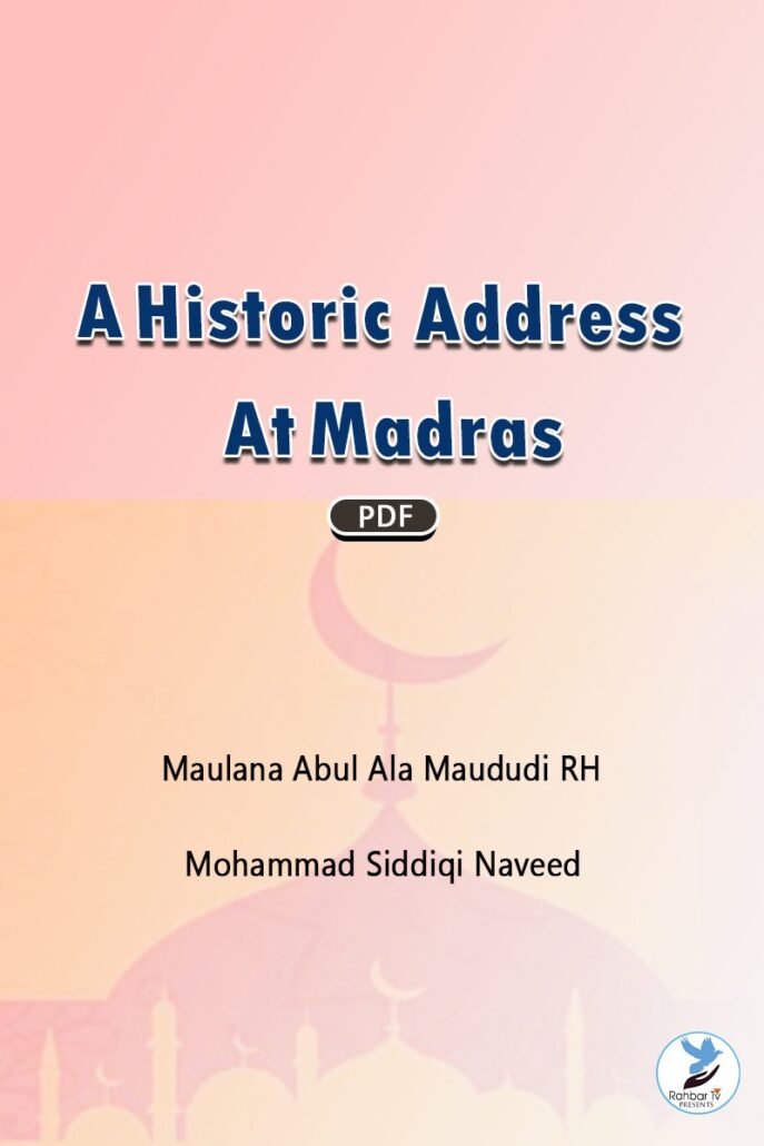A Historic Address At Madras